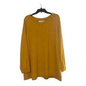 NWOT Mustard Yellow Women's Tunic Top